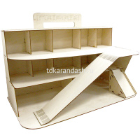 Парковка многоуровневая 56х33х39см фанера 760019 от магазина "Карандаш"