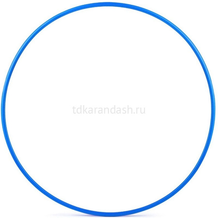 Обруч 75см пластик, голубой УТМ01442873