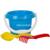 Набор д/песка "Малыш" (ведро малое, совок 16см, грабли 15см) 14х14х16см в сетке У534