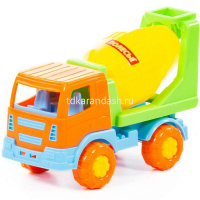 Бетоновоз "Тёма" в сетке, пластик 16,5x8,3x11,3см 3260 от магазина "Карандаш"