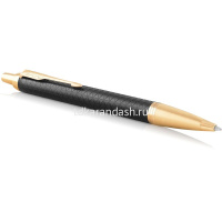 Ручка РШ "Parker Sonnet Premium Black GT" М синяя 1931667 от магазина "Карандаш"