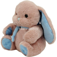 Заяц 18см пудровый/голубой AT365321 от магазина "Карандаш"
