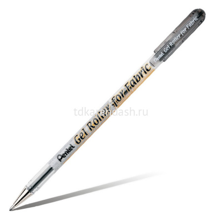 Ручка гелевая 1,0м черная, по ткани BN15-AO