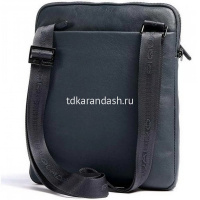 Сумка "Blue Square" 27х23,5x4см, 1 отделение, темно-синяя, натуральная кожа CA1816B3/BLU4 от магазина "Карандаш"