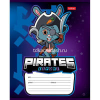 Тетрадь А5 12л клетка "Кибер-герои" на скобе 5 дизайнов 12Т5В1/088957 от магазина "Карандаш"