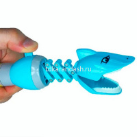 Мыльные пузыри "Акула" 25см, 3 отверстия, 3 цвета (кусает) Y11186-24 от магазина "Карандаш"