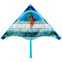 Воздушный Змей Ракета 130х65см 2 рисунка 141V-775 от магазина "Карандаш"