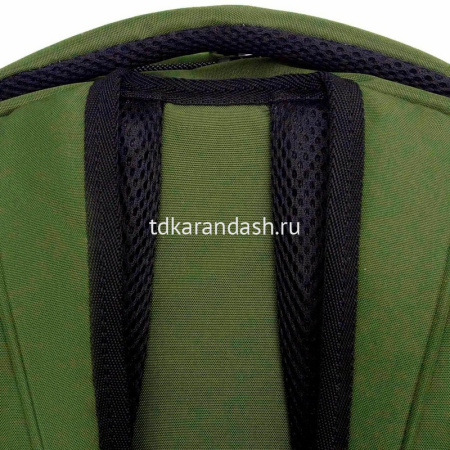 Рюкзак 31х43х20см, 790гр, 3 отделения, 4 кармана, черный/хаки RU-531-1/2 от магазина "Карандаш"