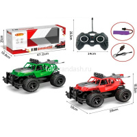 Внедорожник р/у 28х18х15см с аккумулятором, пластик LT387740 от магазина "Карандаш"