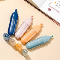 Набор маркеров текстовыделителей "Linfini" 4шт, клиновидный наконечник, толщина линии 1-5 мм EU370 от магазина "Карандаш"