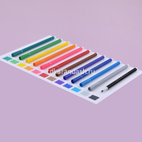 Фломастеры 12 цветов "Kawaii animals" круглые, в пластиковом тубусе 32-0063 от магазина "Карандаш"