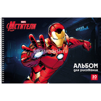Альбом для рисования А4 30л "Мстители" на спирали, перфорация на отрыв, 5 дизайнов 062229 от магазина "Карандаш"