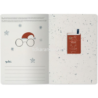 Тетрадь А5 40л клетка "Smart bear" прошитый блок матовая ламинация 7-40-001/104 от магазина "Карандаш"