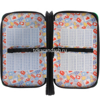 Пенал "Let's go play" 19х11х5см, прямоугольный, двухстворчатый, глянцевая ламинация 089047 от магазина "Карандаш"