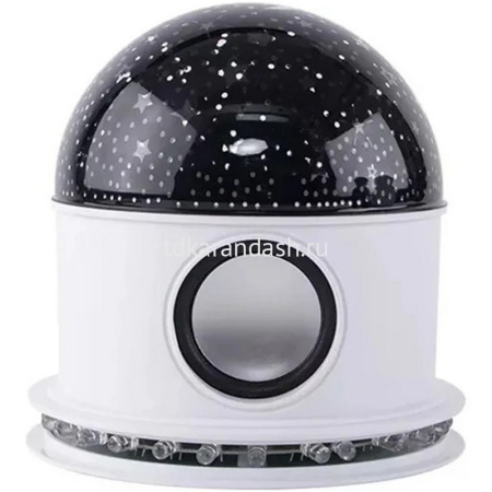 Проектор "Звездное небо" 12х12см музыкальный, 3 режима (Bluetooth) 210413-180