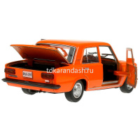 Машина "Ваз-2101" оранжевая, инерционная, металл 12см (открывающиеся двери) 2101-12-OG от магазина "Карандаш"