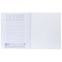 Тетрадь А5 48л клетка "SoloMatte. Каштановый мед" на скобе, ламинация Soft-touch 092725 от магазина "Карандаш"