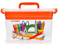 Контейнер для хранения 6,5л 310х200х180мм с вкладышем "Важные мелочи" 4180902 от магазина "Карандаш"