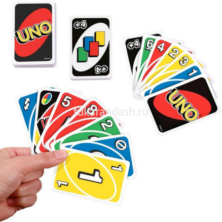 Игра настольная "UNO" 15х10см 108 карточек  XJ4195 от магазина "Карандаш"