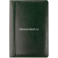 Ежедневник недатированный А5 "Image" 272стр., зеленый, золотой срез, искусственная кожа 3-346/03 от магазина "Карандаш"