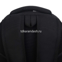 Рюкзак 28х39х20см, 830гр, 2 отделения, 4 кармана, с брелком, черный/розовый "Панда" RG-568-5/3 от магазина "Карандаш"