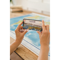 Карта мира физическая 1:25 р-р:120х78см с ламинацией в тубусе КН049 от магазина "Карандаш"