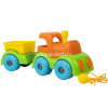 Каталка "Паровозик с прицепом" 48,5х17,5х13см пластик 87154