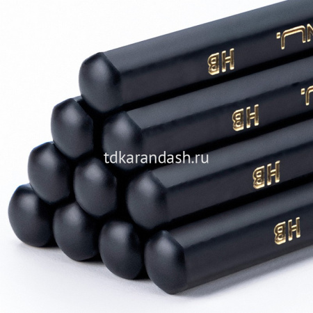 Карандаш чернографитный "Nusign" HB, шестигранный, корпус черный NS722-HB от магазина "Карандаш"