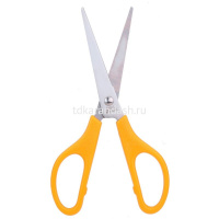 Ножницы 17см сталь, оранжевые, ручки пластик E0603 от магазина "Карандаш"