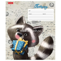 Тетрадь А5 12л косая линия "Зоозаврики" на скобе с доп.горизонтальной линией 5 дизайнов 080060 от магазина "Карандаш"