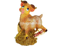 Статуэтка керам. Овечка с подковой 9см 4 вида Y1241-14/7426 от магазина "Карандаш"