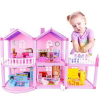 Дом для куклы сборный, пластик (70 деталей) 2000264/BY-3001 от магазина "Карандаш"