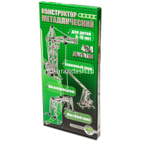 Конструктор металлический "Краны" 380 деталей 00865 от магазина "Карандаш"