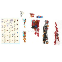 Конструктор "Супергерои" 203 детали 36х27х6см пластик (3 фигурки) 60021-ZH от магазина "Карандаш"