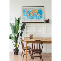 Карта мира Политическая 1:21, 5М 157х107 КН063 (с ламинацией) от магазина "Карандаш"