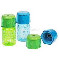 Точилка 1 отв. "Rotocap" с контейнером, пластик, 2 цвета BS_079566 от магазина "Карандаш"