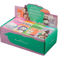 Ластик "HappyGraphix. Kids" прямоугольный, 30х68х10мм 4 цвета 42-0025 от магазина "Карандаш"