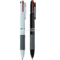 Ручка шариковая 0,5мм, автомат, 3-х цветная, 2 цвета корпуса BTM-BP-123-3/11713-24 от магазина "Карандаш"
