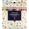 Карандаши 24 цвета "HappyColor" трехгранные дерево, картон 30-0053