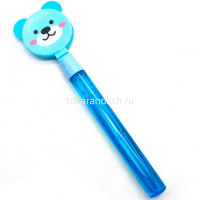 Мыльные пузыри "Животные" 39см, 5 отверстий, 3 цвета, с хлопушкой Y9757-19 от магазина "Карандаш"