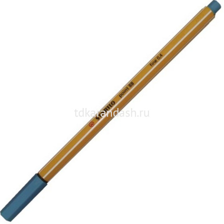 Ручка капиллярная "Stabilo point" 0,4мм бирюзовая 88/51