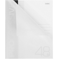 Тетрадь А5 48л клетка "Progressive. Белая" на скобе, пластиковая обложка 48Т5В1/089990 от магазина "Карандаш"