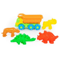 Набор д/песка №572 (самосвал "Кеша", самосвал, 4 формочки) 57846 от магазина "Карандаш"