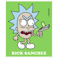 Тетрадь А5 48л клетка "Rick and Morty" на скобе 5 дизайнов 48Т5В1/060437 от магазина "Карандаш"