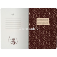 Тетрадь А5 40л клетка "Артпроцесс" прошитый блок матовая ламинация 7-40-001/131 от магазина "Карандаш"