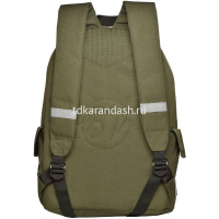 Рюкзак "Не прикасайся" 40х30х17см, 600гр, 1 отделение, 3 кармана, темно-зеленый 12-003-109/11 от магазина "Карандаш"