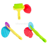 Набор инструментов для моделирования 3шт. 3 вида, пластик Y7946-18 от магазина "Карандаш"