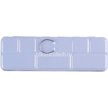 Краски акварельные 21 цвет "Грануляция" 2,5мл кюветы с палитрой в металлическом пенале 191202243 от магазина "Карандаш"