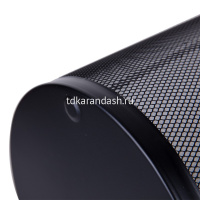 Корзина д/бумаг 12л круглая сетчатая, металл, черная E9190 от магазина "Карандаш"