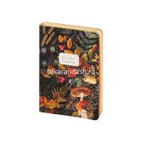 Ежедневник недатированный А6+ "Flora. Forest Fairy Tale" 256стр., золотой срез, искусственная кожа от магазина "Карандаш"